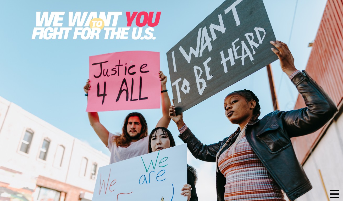 People standing together in solidarity